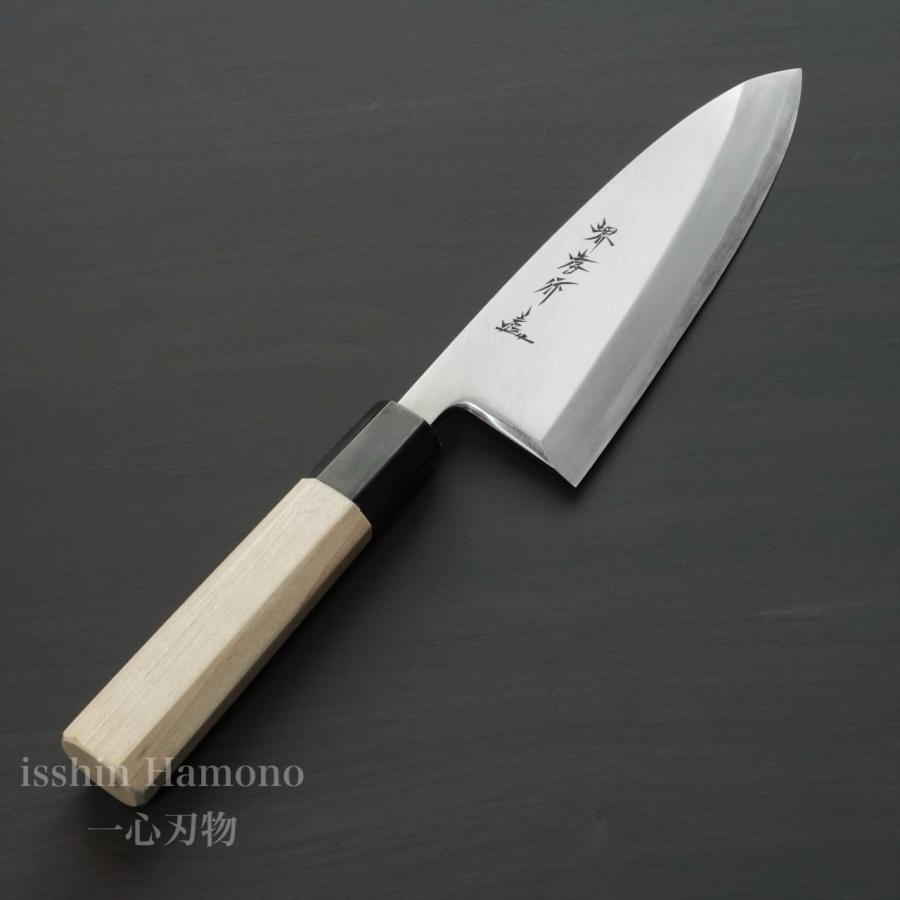 銀三　出刃包丁　165㎜ 5.5寸 堺孝行 包丁 シェフ和包丁 出刃 5.5寸 165mm 安来銀三鋼 ステンレス鋼
