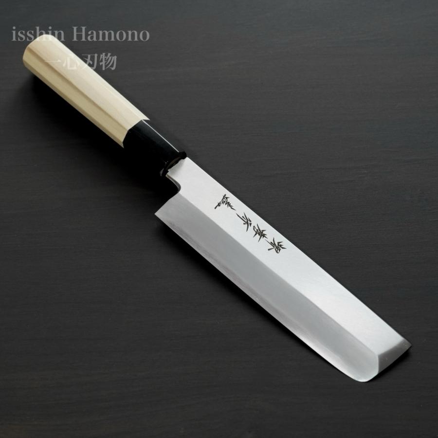 堺孝行 シェフ和包丁 銀三鋼本霞研薄刃包丁165mm 包丁 堺孝行 165mm