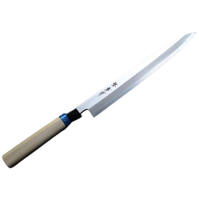 柳刃包丁　ステンレス　270mm　9寸 楽天市場】切付柳刃包丁 9寸（刃渡り270mm）通常鏡面仕上げ 本刃付け