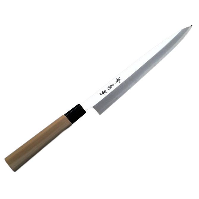 堺孝行　霞研　柳刃包丁　300mm 堺孝行 包丁 柳刃 1尺 300mm 安来鋼 改良霞研 口輪プラスチック柄 日本