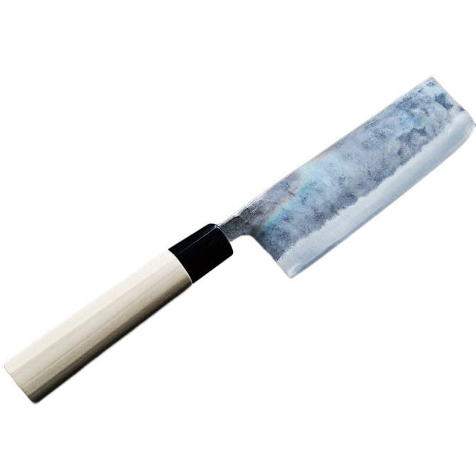 堺孝行 包丁 並黒打菜切 角型 170mm 家庭用包丁 日本製 : 一心刃物 