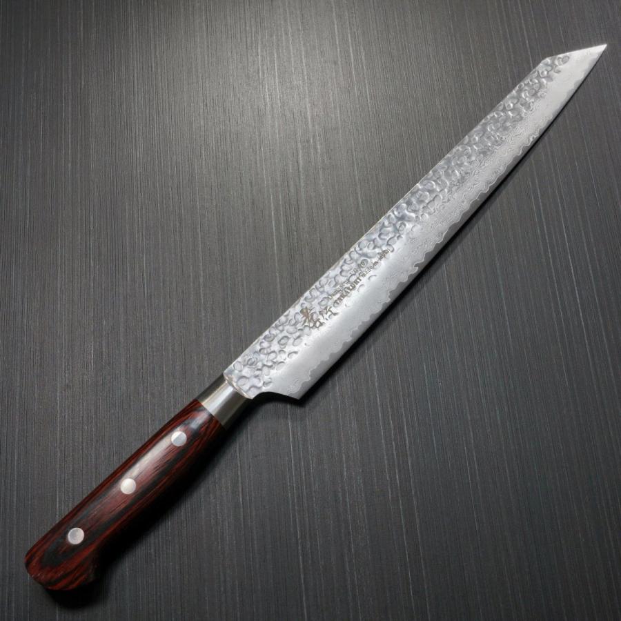 交換無料！交換無料！包丁 剣型柳刃 270mm 33層ダマスカス V金10号