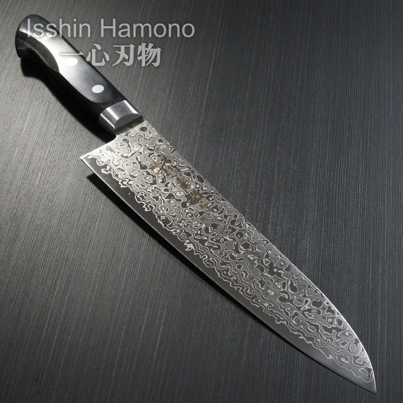堺孝行 包丁 牛刀 210mm ダマスカス 45層 ミラー ステンレス 日本製