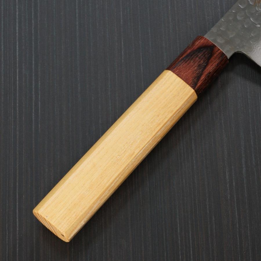 堺孝行 包丁 牛刀 和式牛刀 210mm 33層槌目ダマスカス V金10号