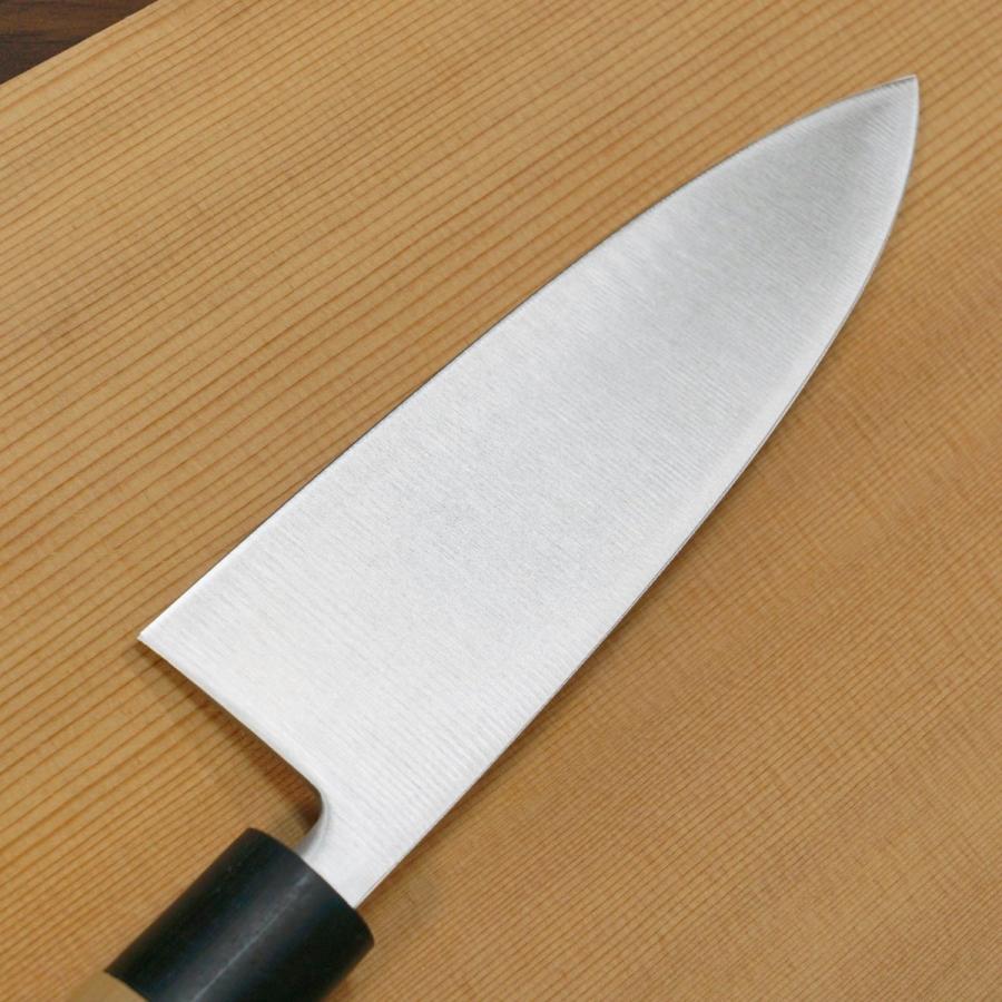 藤次郎 包丁 出刃 MVモリブデンバナジウム鋼 ステンレス 165mm 朴木