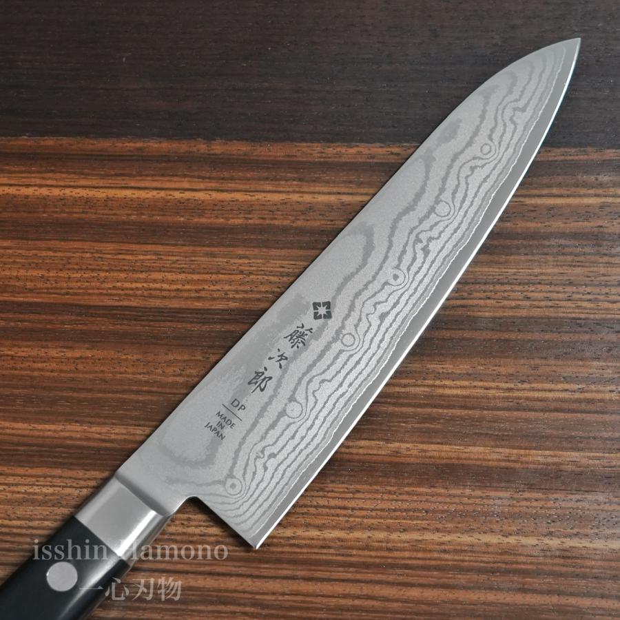 藤次郎 包丁 牛刀 180mm V金10号 37層ダマスカス鋼 口金付 霞 藤次郎 包丁 牛刀 180mm V金10号 37層ダマスカス鋼 口金付 霞