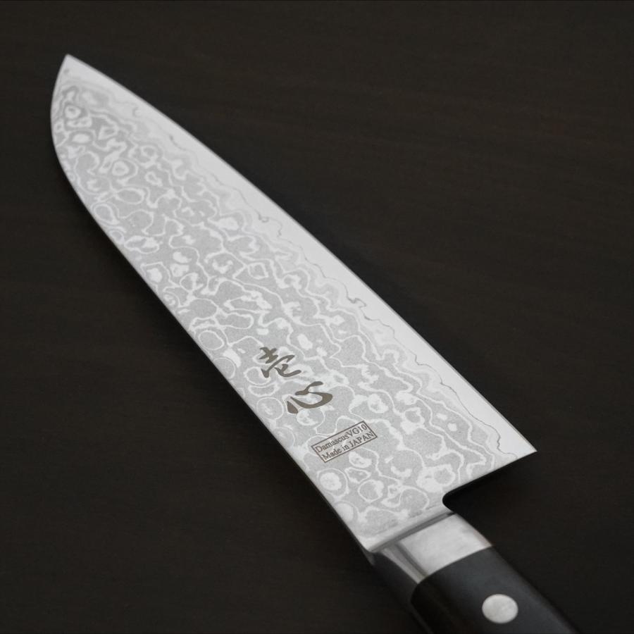 包丁 三徳 165mm 三徳包丁 34層ダマスカス V金10号 ステンレス 一心