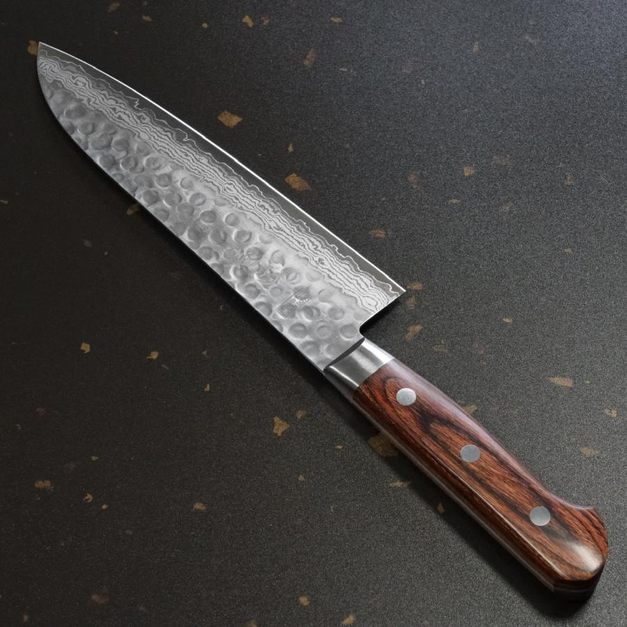 包丁 三徳 V金10号 鎚目 ダマスカス ステンレス 6寸 一心刃物 関 包丁 三徳 V金10号 鎚目 ダマスカス ステンレス 6寸 一心刃物 関