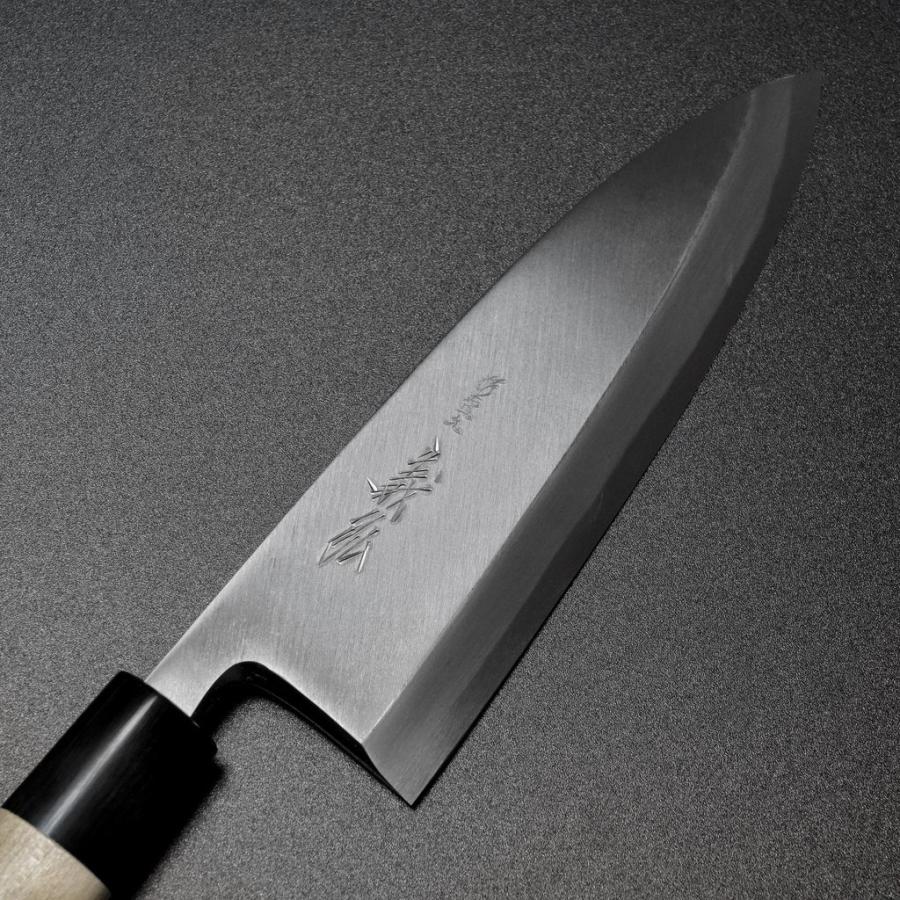 包丁 出刃 180mm 郷右馬允義弘 上作 白紙2号 鞘付 水牛柄 山脇刃物