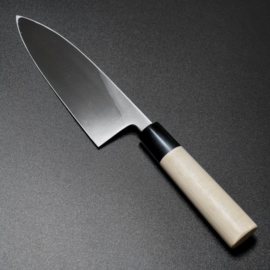 包丁 出刃 180mm 郷右馬允義弘 上作 白紙2号 鞘付 水牛柄 山脇刃物