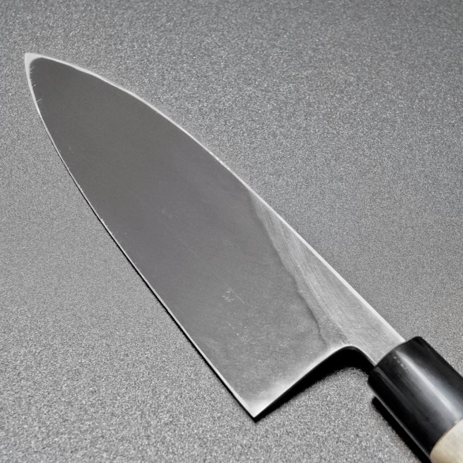包丁 出刃 180mm 郷右馬允義弘 上作 白紙2号 鞘付 水牛柄 山脇刃物