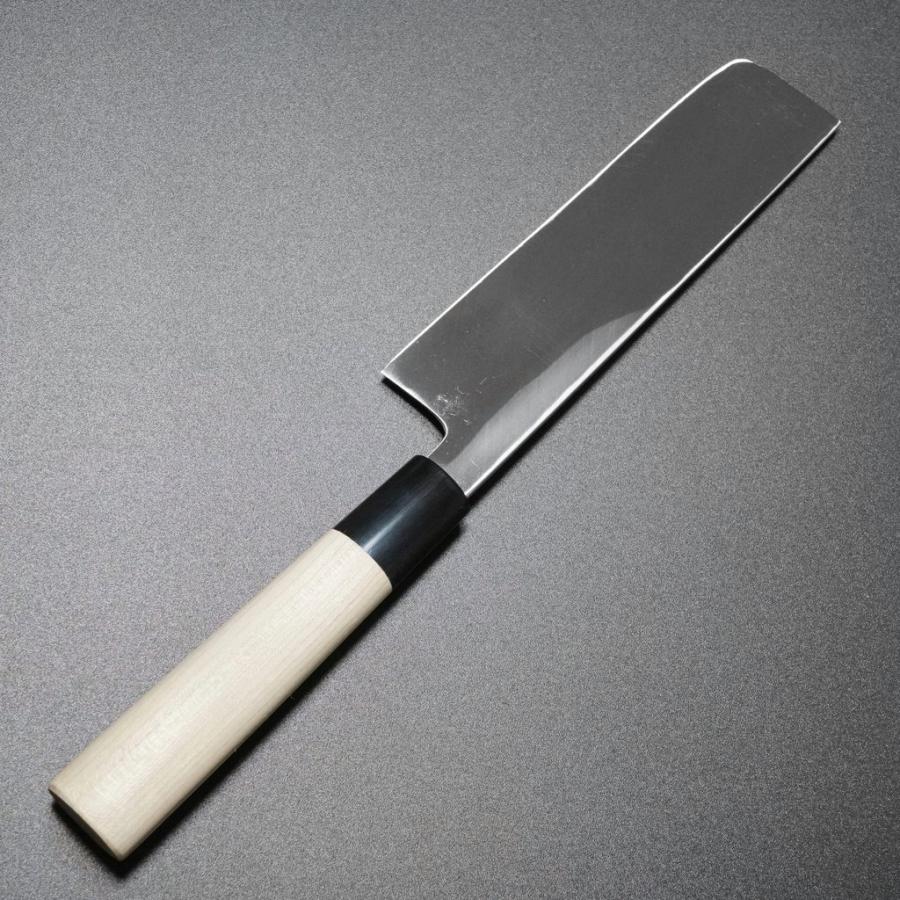 包丁 薄刃 江戸型薄刃 180mm 郷右馬允義弘 上作 白紙2号 鞘付 水牛柄