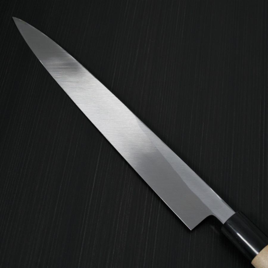 郷右馬允義弘造 左用 刺身 柳刃 包丁 青鋼 9寸 山脇