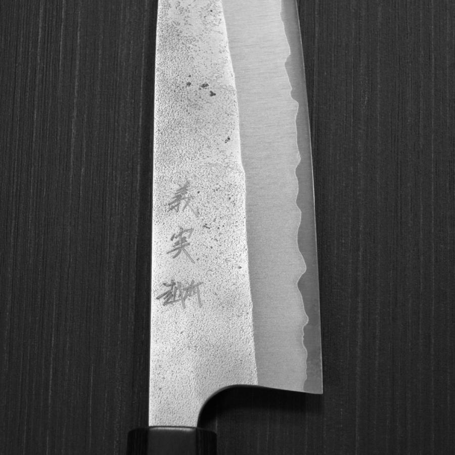 包丁 三徳 165mm 越前打刃物 超青鋼 青紙スーパー ステンレス 梨地