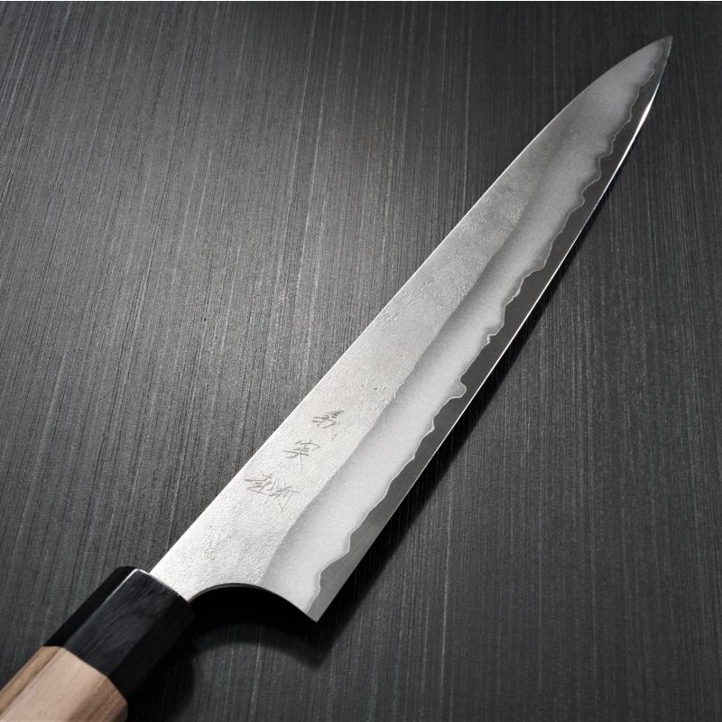 包丁 筋引 270mm 筋引き カトウ打刃物製作所 義実作 青紙スーパー 梨地
