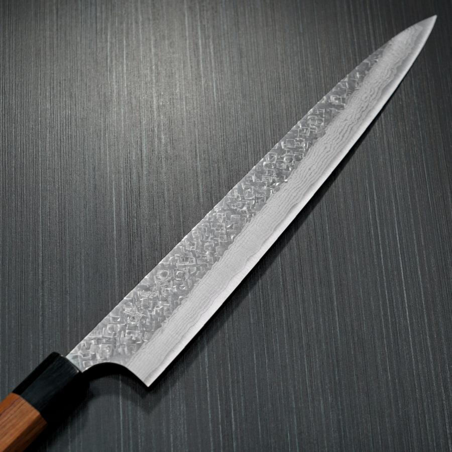 包丁 筋引 270mm 筋引き V金10号 ステンレス ダマスカス 槌目 本 包丁 筋引 270mm 筋引き V金10号 ステンレス ダマスカス 槌目 本