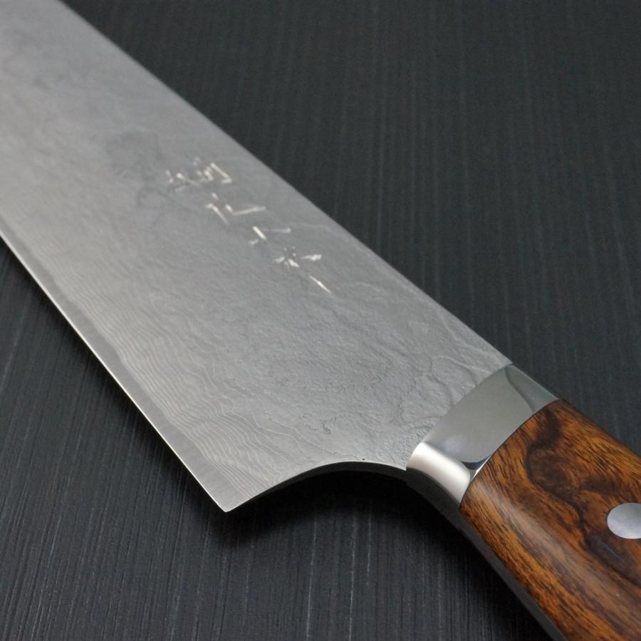 包丁 牛刀 240mm 粉末ステンレスハイス スーパーゴールド2 ダマスカス