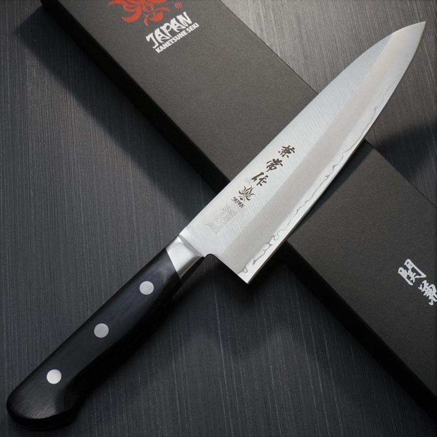 包丁 牛刀 185mm 高級刃物鋼 鋭い切れ味 スウェーデン鋼 19C27鋼 兼常作 KC-153
