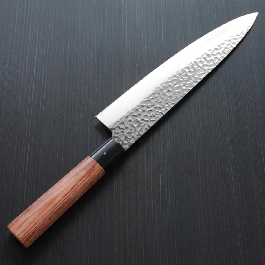 包丁 牛刀 240mm DSR-1K6 モリブデンバナジウム鋼 ステンレス 槌目模様