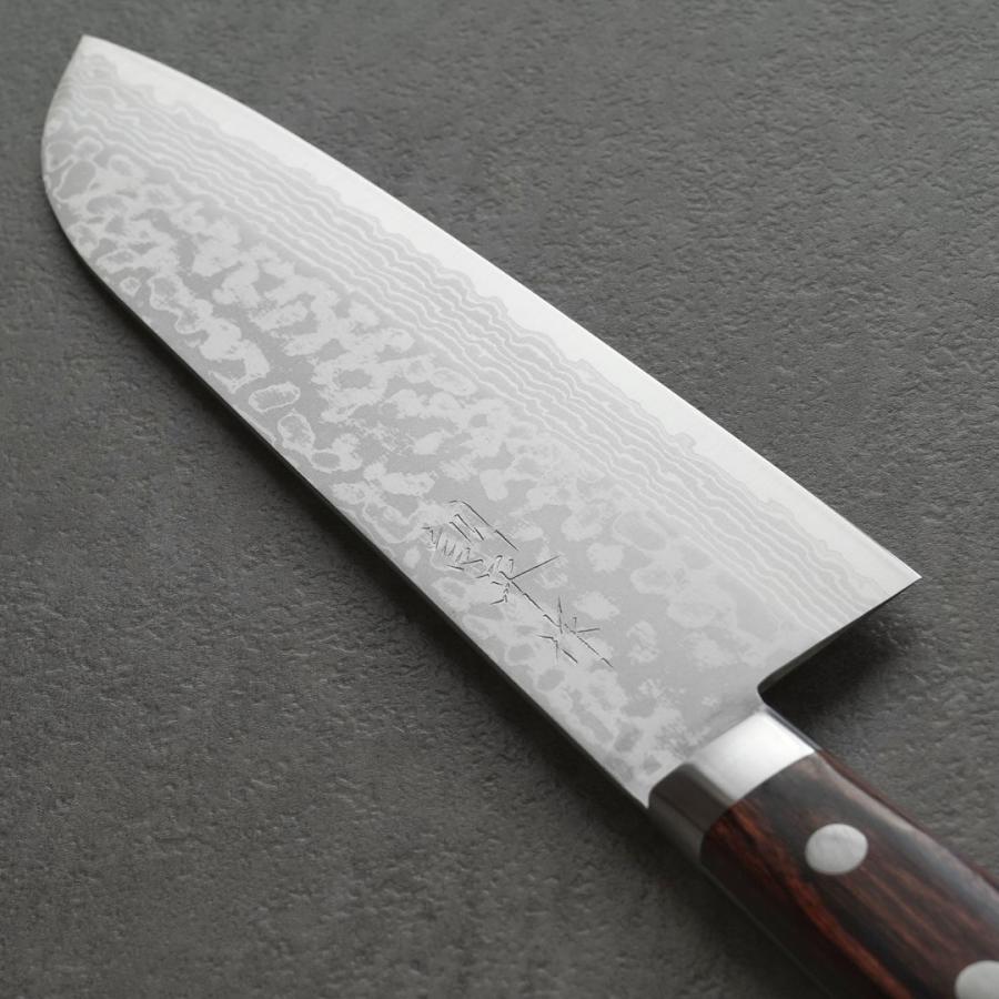 包丁 三徳 170mm V金10号 積層 訓平作 彩流 増谷刃物製作 越前打刃物