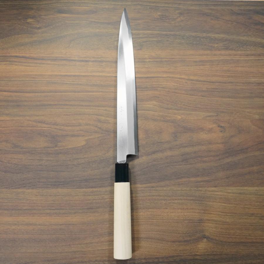 包丁 柳刃 刺身 270mm 本久一 白紙鋼 9寸 朴木柄 本久一刃物 日本製