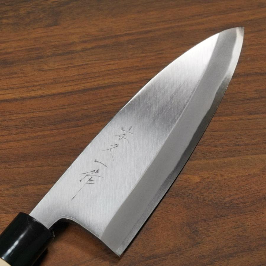 包丁 出刃 165mm 本久一 白紙鋼 朴木柄 本久一刃物 日本製の画像