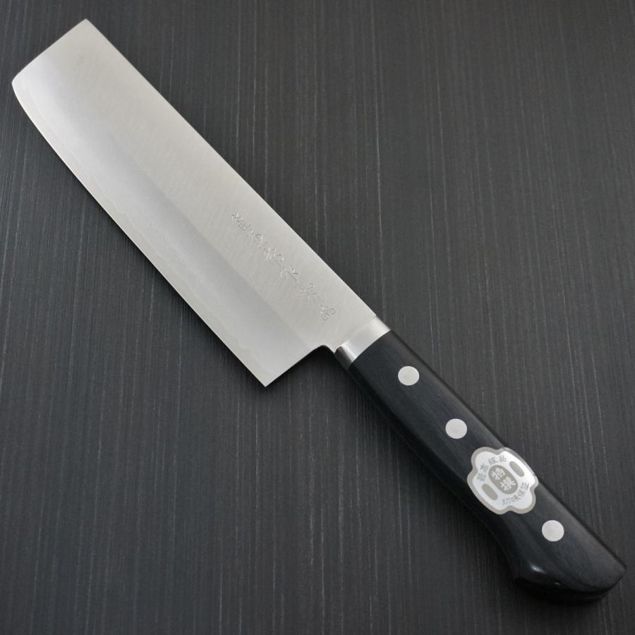 兼常作 コバルトV金10号 菜切り包丁 包丁 菜切り 165mm 菜切包丁 V金10号 ステンレス 口金付本割込DP