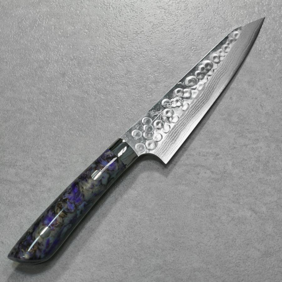 佐治作 ペティ130ｍｍ SRS13 粉末ハイス鋼 槌目 黒合板洋柄 未使用品 楽天市場】【楽天1位】包丁 ペティナイフ 130mm 佐治打刃物 槌目