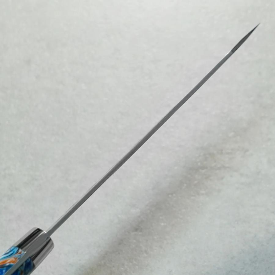 包丁 ペティナイフ 130mm 佐治打刃物 槌目 SRS13 粉末ハイス鋼