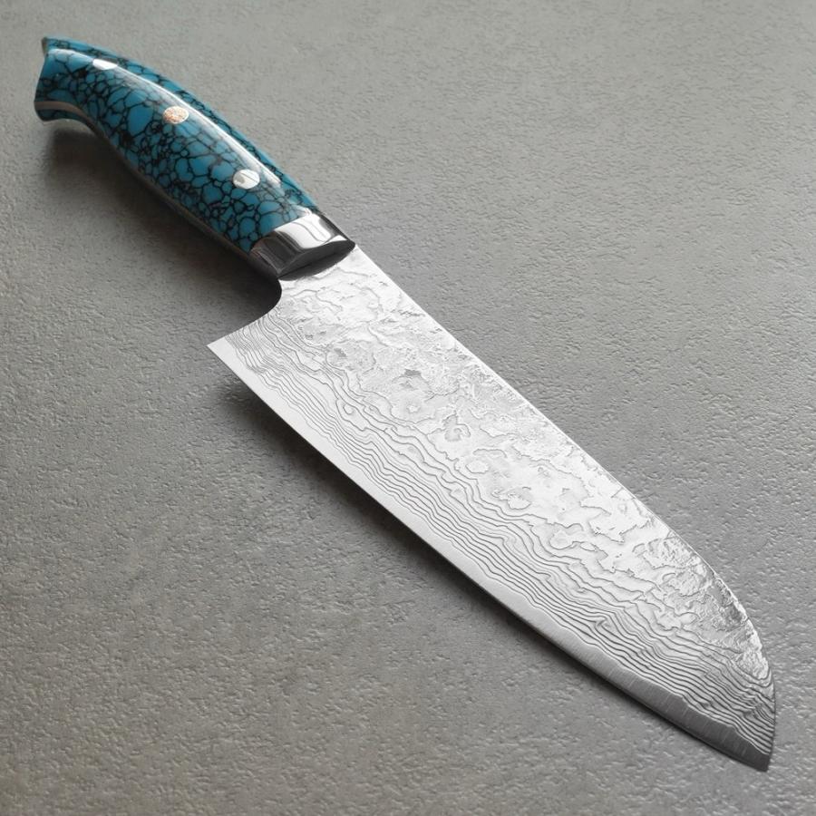 包丁 三徳包丁 180mm 佐治打刃物 槌目 スーパーゴールド2 粉末 包丁 三徳包丁 180mm 佐治打刃物 槌目 スーパーゴールド2 粉末
