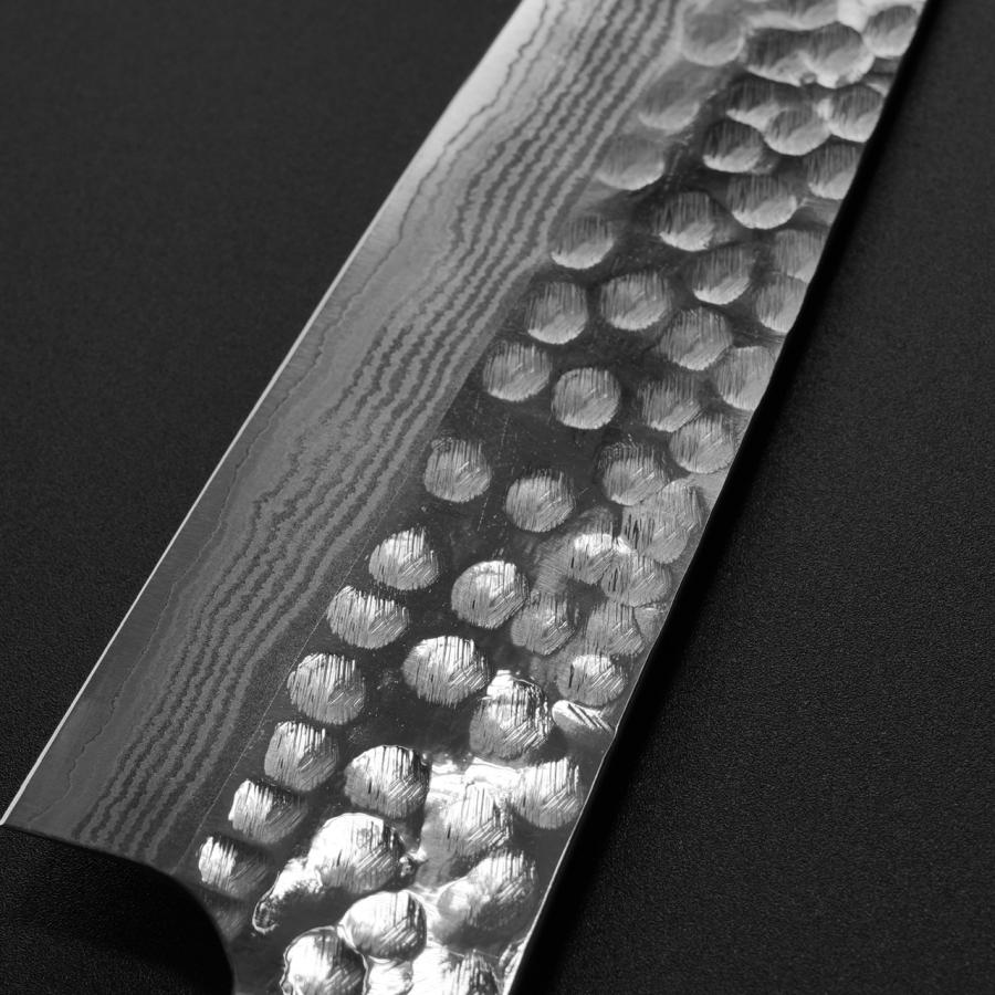 包丁 三徳 180mm 佐治打刃物 槌目 SRS13 粉末ハイス鋼 アイアン 包丁 三徳 180mm 佐治打刃物 槌目 SRS13 粉末ハイス鋼 アイアン