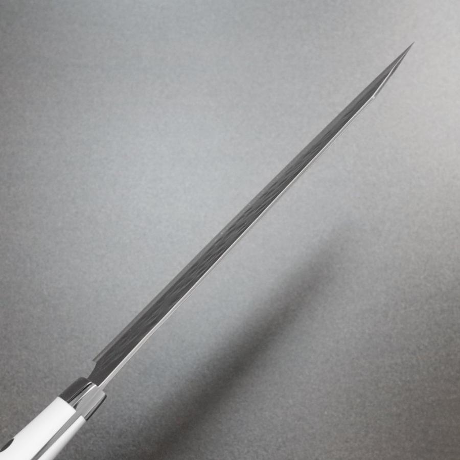 包丁 切付牛刀 210mm 佐治打刃物 槌目 SRS13 粉末ハイス鋼 人工大理石