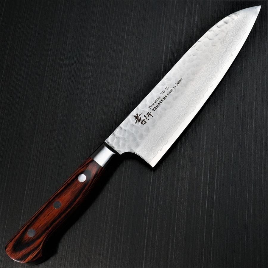 堺孝行　包丁　三徳　v金10 堺孝行 包丁 三徳 180mm 33層ダマスカス V金10号 ステンレス 槌目 6寸