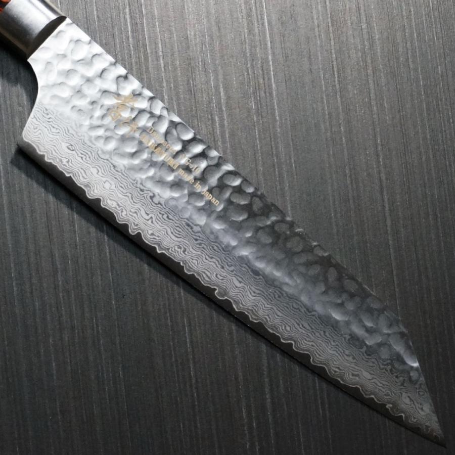 堺孝行 包丁 剣型牛刀 190mm 33層ダマスカス V金10号 ステンレス 堺孝行 包丁 剣型牛刀 190mm 33層ダマスカス V金10号 ステンレス