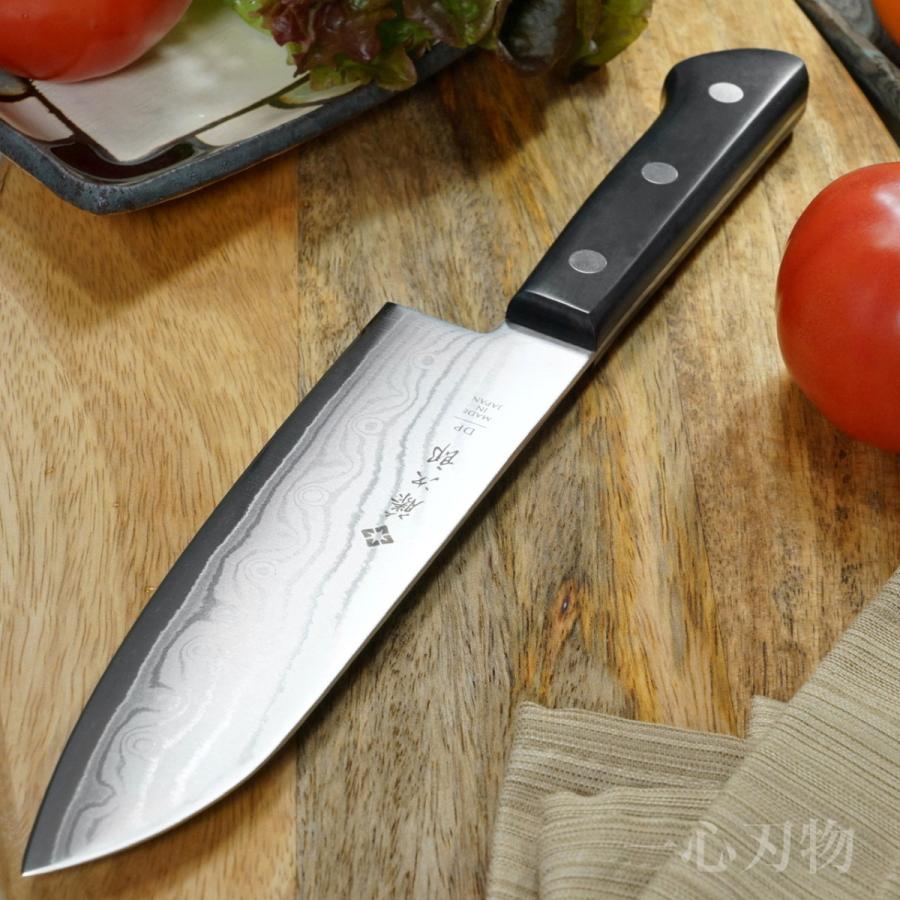 藤次郎BASICダマスカス鋼 三徳包丁170mm 最終値下 燕三条製包丁の【藤次郎オンラインショップ】 / 藤次郎 BASIC