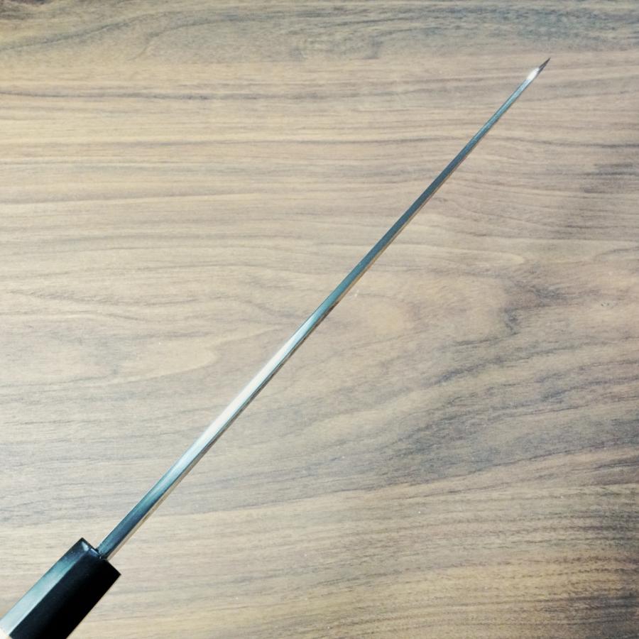 包丁 切付柳刃 正夫 240mm 郷右馬允義弘 青紙1号 青一鋼 青波打 鞘付