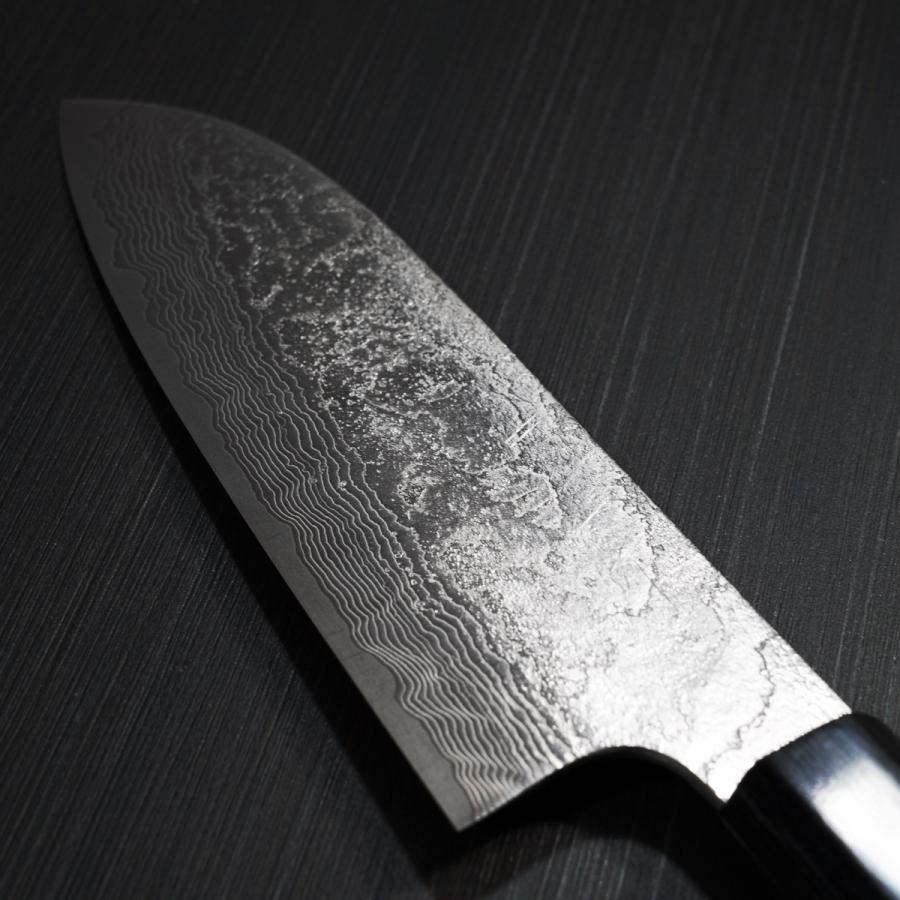 包丁 三徳包丁 ダマスカス ステンレス V金10号 片山打刃物 片山 包丁 三徳包丁 ダマスカス ステンレス V金10号 片山打刃物 片山