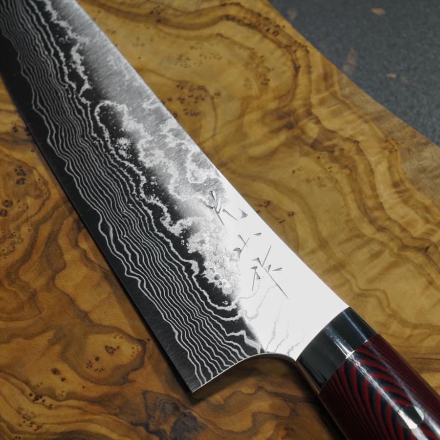 包丁 牛刀 180mm ダマスカス ステンレス スーパーゴールド2 片山 包丁 牛刀 180mm ダマスカス ステンレス スーパーゴールド2 片山