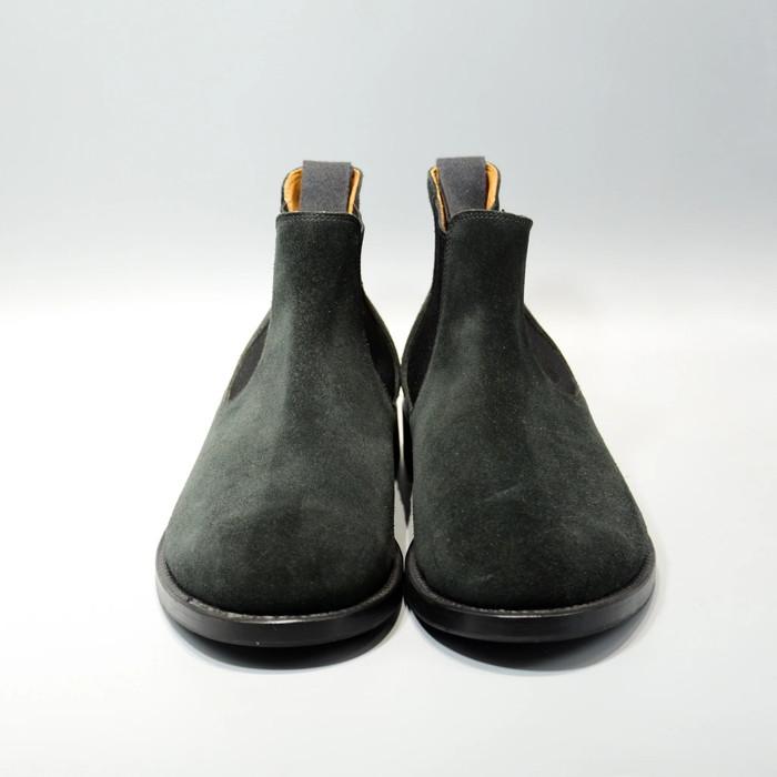 ウィールローブ　サイドゴアスエードブーツ　WHEELROBE ELASTIC SIDE BOOTS シューズ メンズ グッドイヤー 革靴 日本製の画像