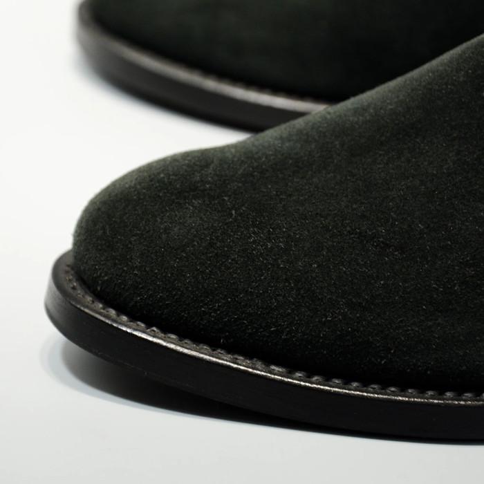 ウィールローブ　サイドゴアスエードブーツ　WHEELROBE ELASTIC SIDE BOOTS シューズ メンズ グッドイヤー 革靴 日本製の画像