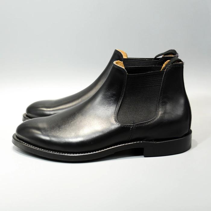 ウィールローブ　カーフサイドゴアブーツ　WHEELROBE ELASTIC SIDE BOOTS シューズ メンズ グッドイヤー 革靴 日本製の画像