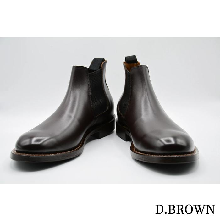 ウィールローブ　カーフサイドゴアブーツ　WHEELROBE ELASTIC SIDE BOOTS シューズ メンズ グッドイヤー 革靴 日本製の画像