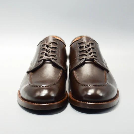 ウィールローブ 15078WS ボックスカーフUチップモックトゥシューズ WHEEL ROBE HEAVY STITCHIN MOC TOE グッドイヤーの画像