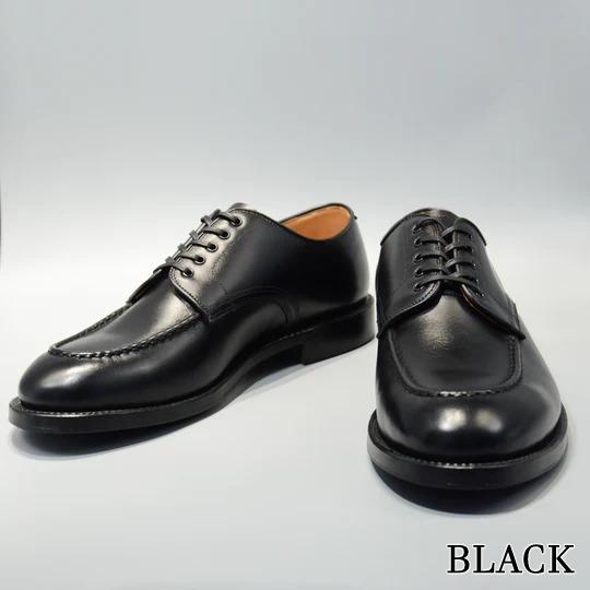ウィールローブ 15078WS ボックスカーフUチップモックトゥシューズ WHEEL ROBE HEAVY STITCHIN MOC TOE グッドイヤーの画像