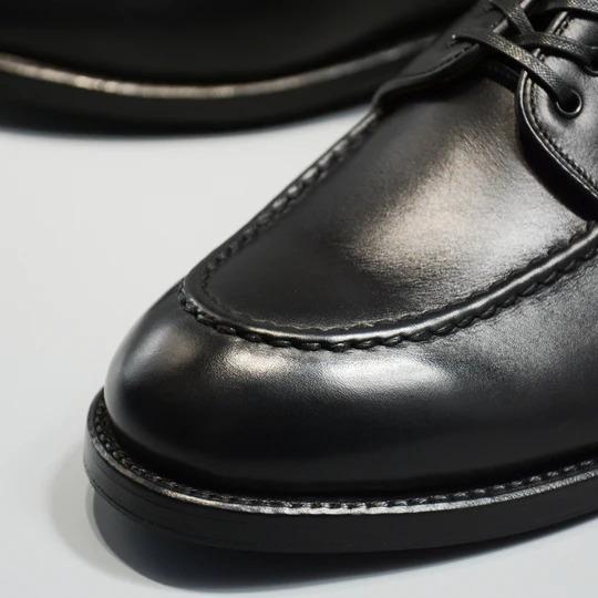 ウィールローブ 15078WS ボックスカーフUチップモックトゥシューズ WHEEL ROBE HEAVY STITCHIN MOC TOE グッドイヤーの画像
