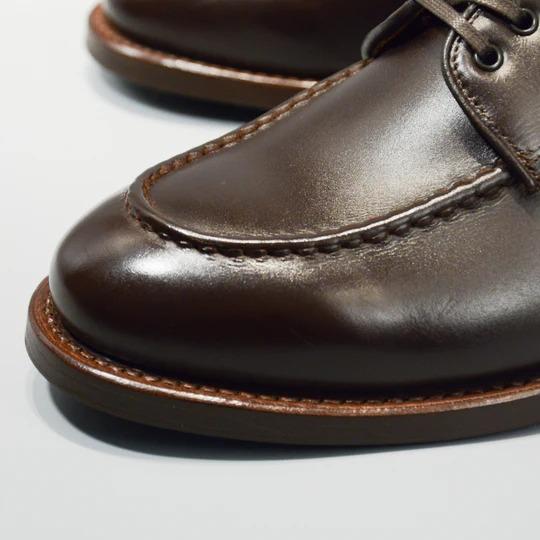 ウィールローブ 15078WS ボックスカーフUチップモックトゥシューズ WHEEL ROBE HEAVY STITCHIN MOC TOE グッドイヤーの画像