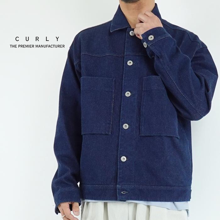 Curly カーリー デニムトラッカージャケットワンウオッシュ CURLY 