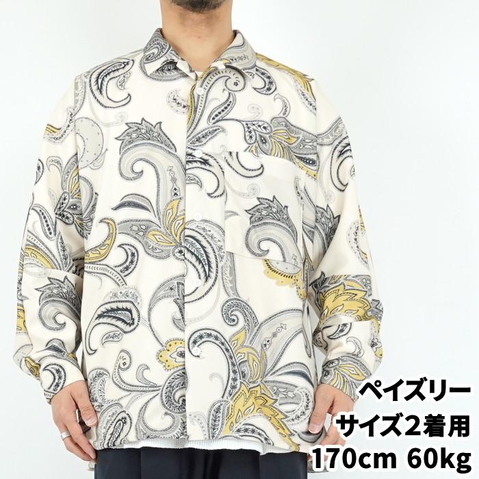 カーリー フロントドルマンペイズリーシャツ CURLY RECYCLE TRICOT FRONT DOLMAN SLEEVE SHIRTS -paisley-｜discovery2008｜09