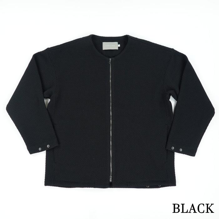 Curly（カーリー） ハニカムニットジップアップカーディガン HONEYCOMB