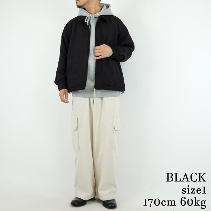 Curly（カーリー） ニットスウェードジップアップブルゾン KNIT SUEDE